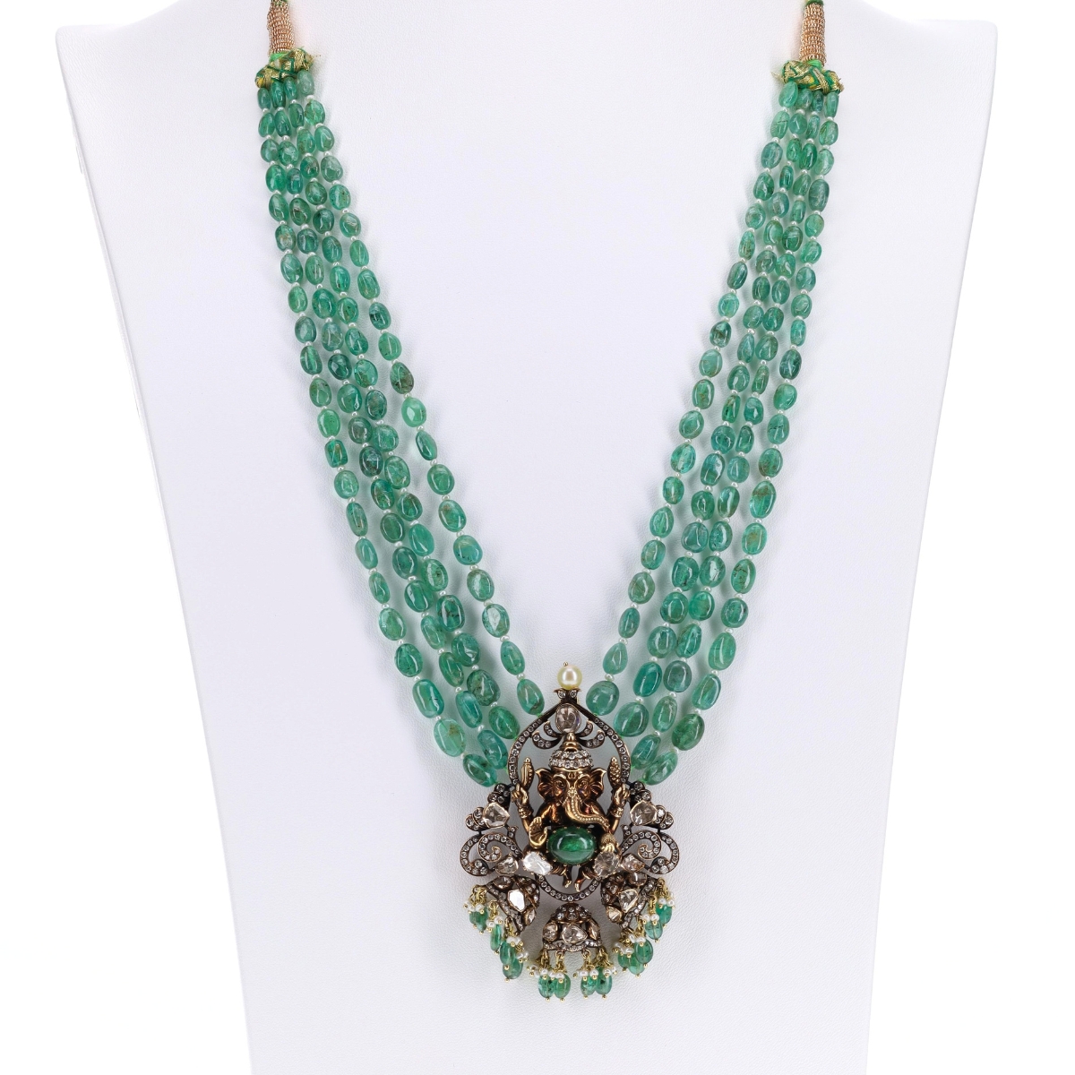 Emerald beads for jewelry on sale making