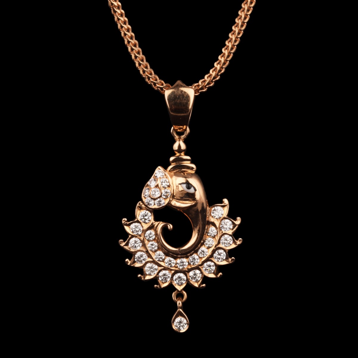 Diamond shop ganesha pendant