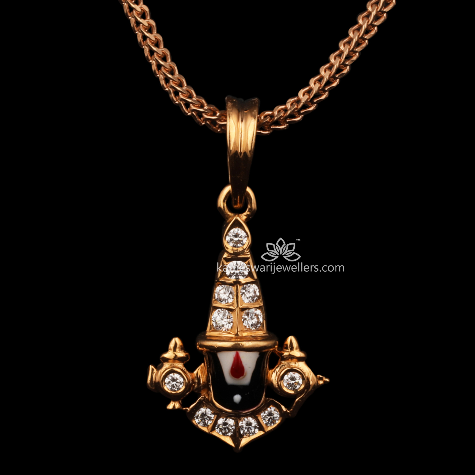 Balaji gold pendant on sale designs