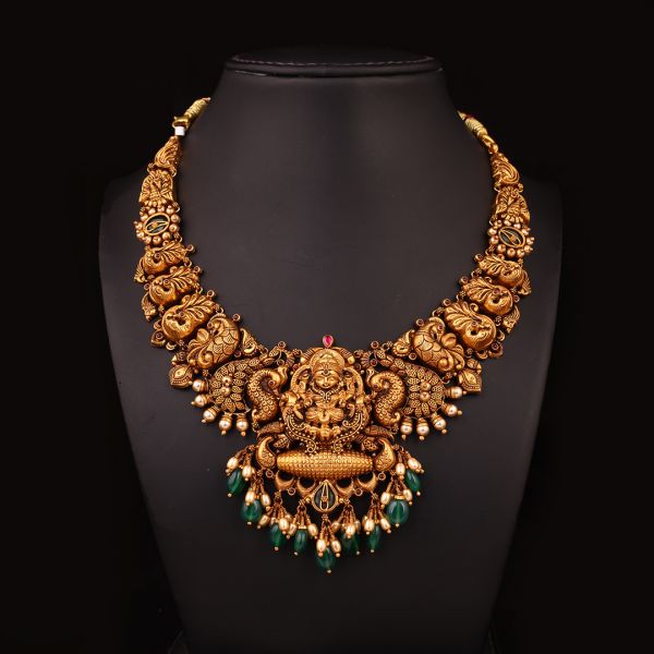 Intricate Malini Nakshi Necklace
