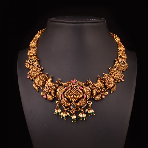 Mayuri Intricate Nakshi Necklace