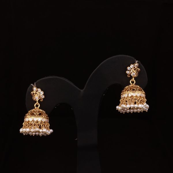 Amita Mayuri Jhumki Earrings