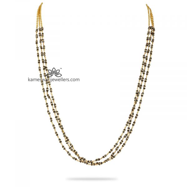 Sanya Black Diamond Chain Necklace