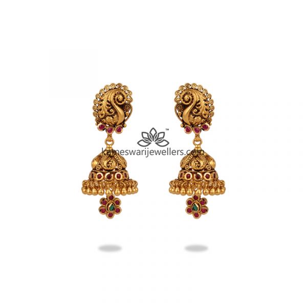 Naomika Antique Jhumkis