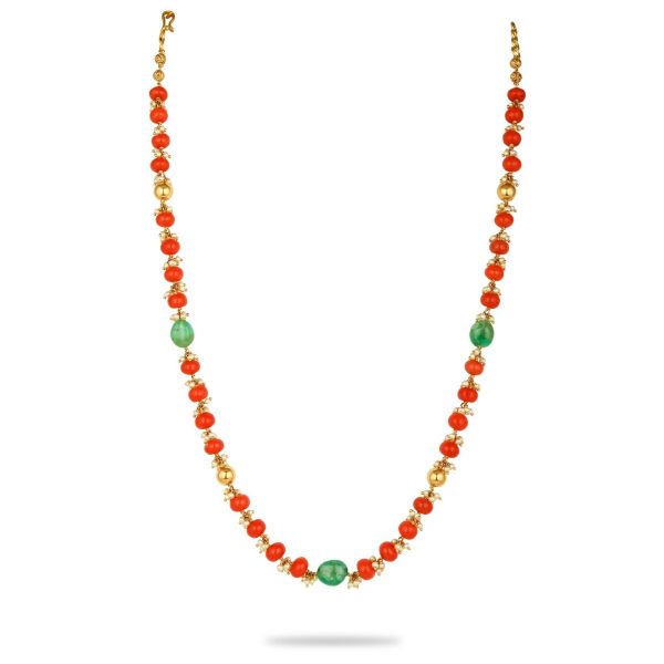 Divya Coral Chain Necklace