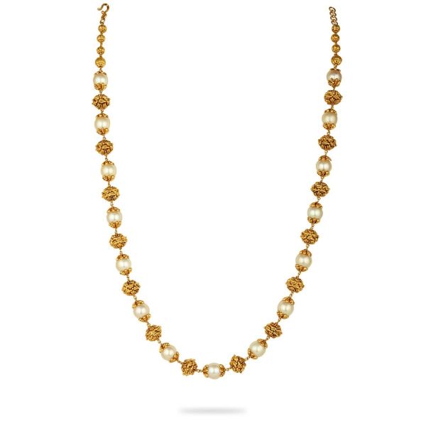 Prasanna Pearl Chain Necklace