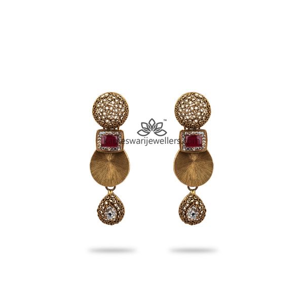 Mudra Swarovski Antique Earrings