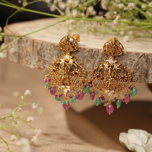 Elegant Dashavataram Earrings