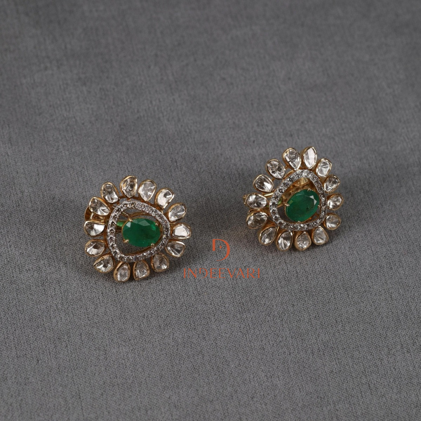 Nishika Diamond & Polki Studs