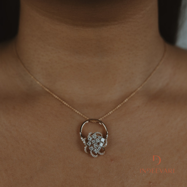 Floral Pendant Cum Ring