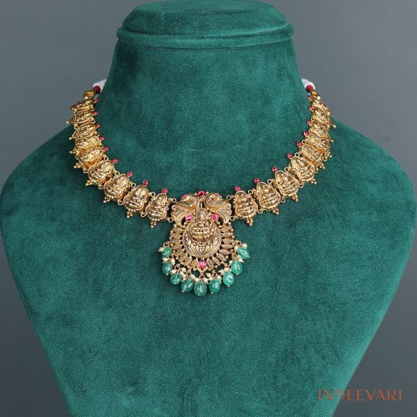 Lite Weight Devi Mayurika Nakshi Necklace