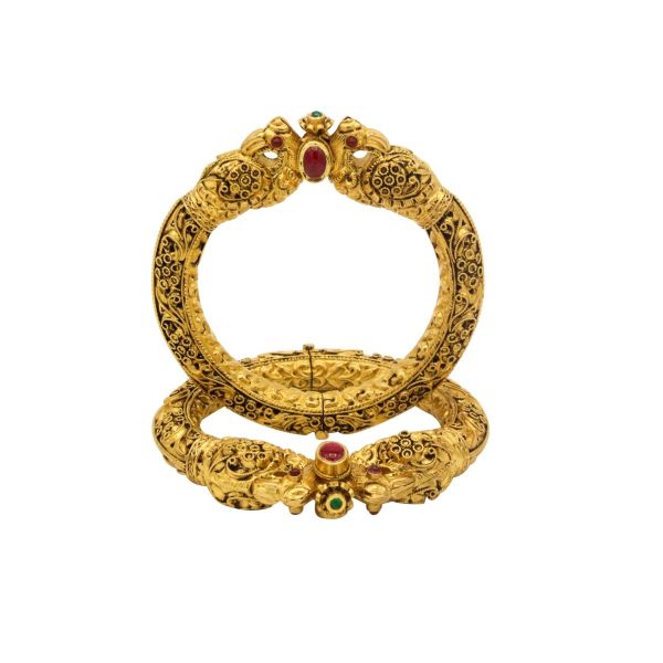 Golden Peacock Motif Kankanam