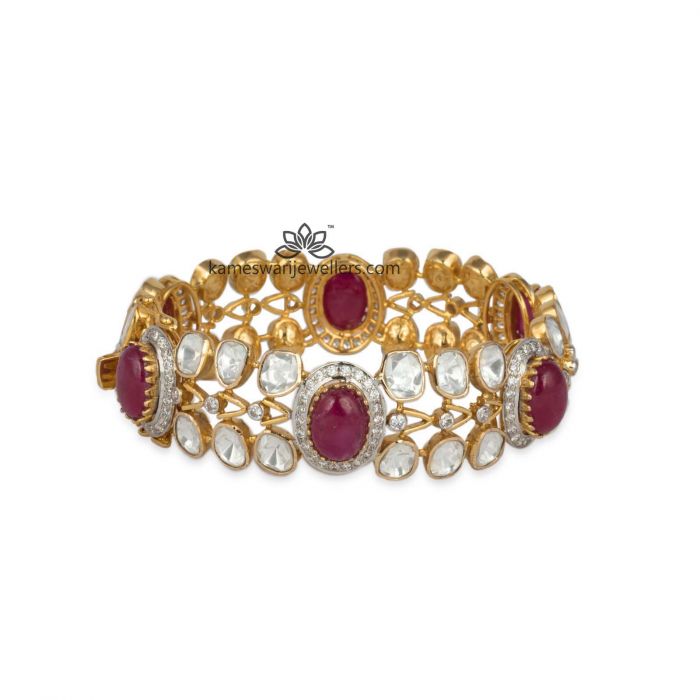 Vintage Ciner Jewels of India Faux Ruby, Emerald, Sap… - Gem