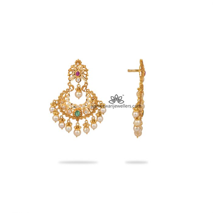 Buy Gold Earrings for Women by VIGHNAHARTA FASHION JEWELLERY Online |  Ajio.com