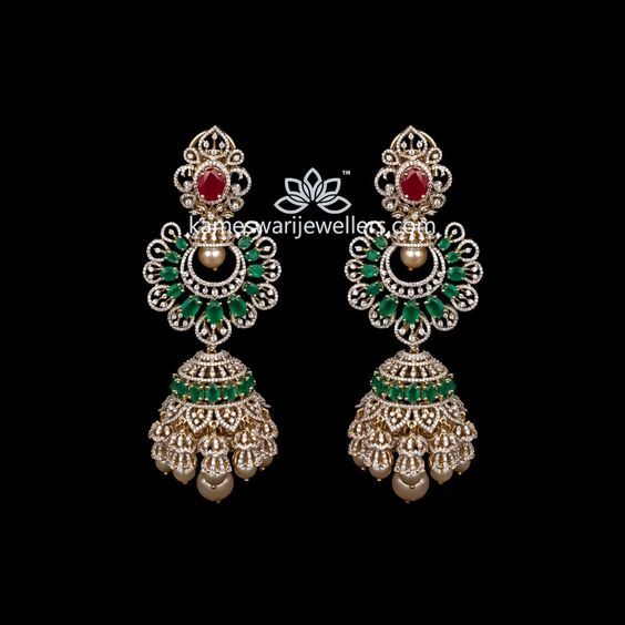 Buy Gold Plated Handcrafted Designer Jhumka Earrings for Women Online at  Silvermerc | SBE10A_539 – Silvermerc Designs